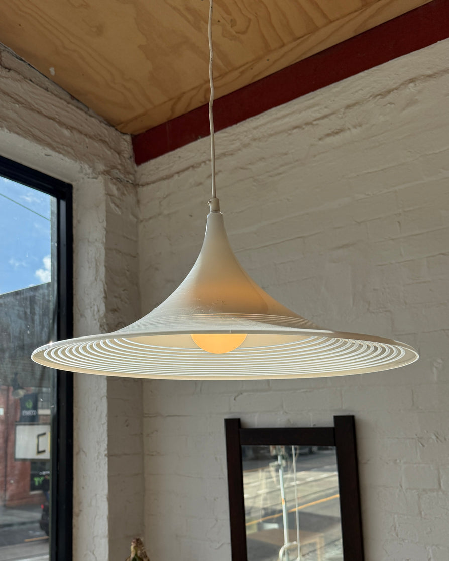 Meblo Guzzini "Trumpet" Pendant in Lucite