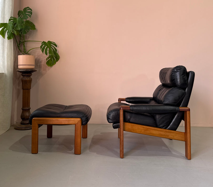 Gerald Easden for Module Lounge Chair & Footstool
