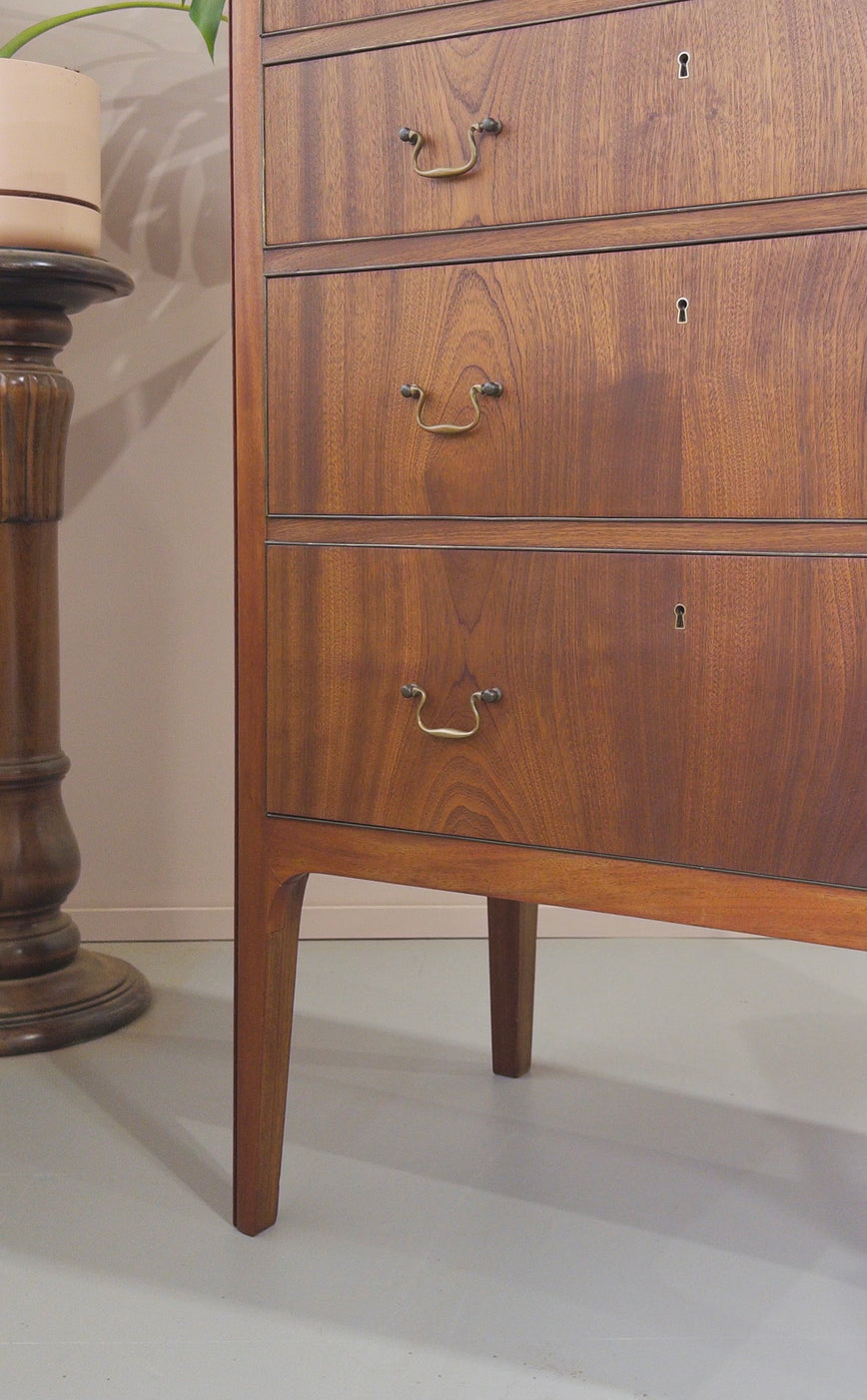 Jacob Kjær Chest of Drawers in Cuban Mahogany