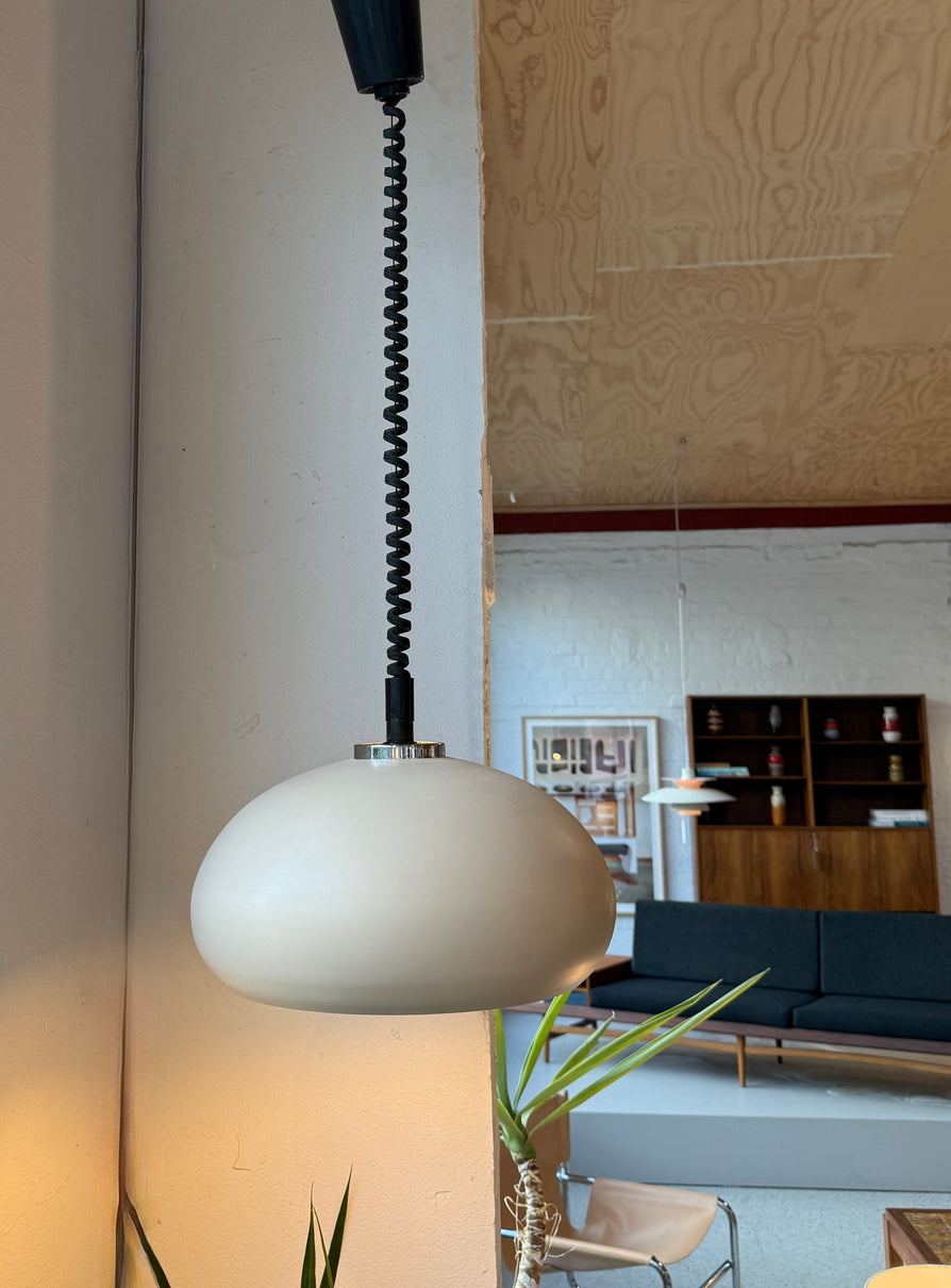 Mid-Century Pendant with Retracting Mechanism
