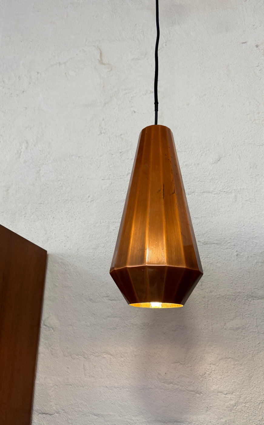 David Derksen CL-16 Faceted Copper Pendant