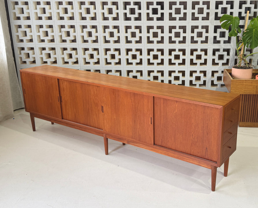 Long Danish Sideboard in Teak
