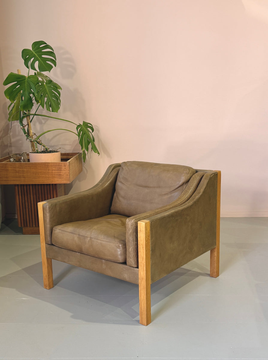 Erik Jorgensen Lounge Chair in Leather