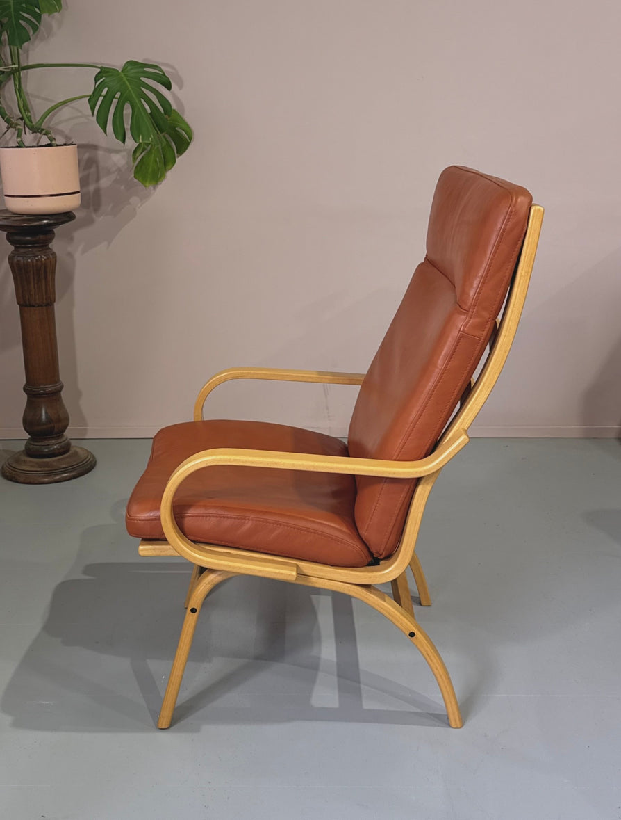 Danish Bentwood Lounge Chair