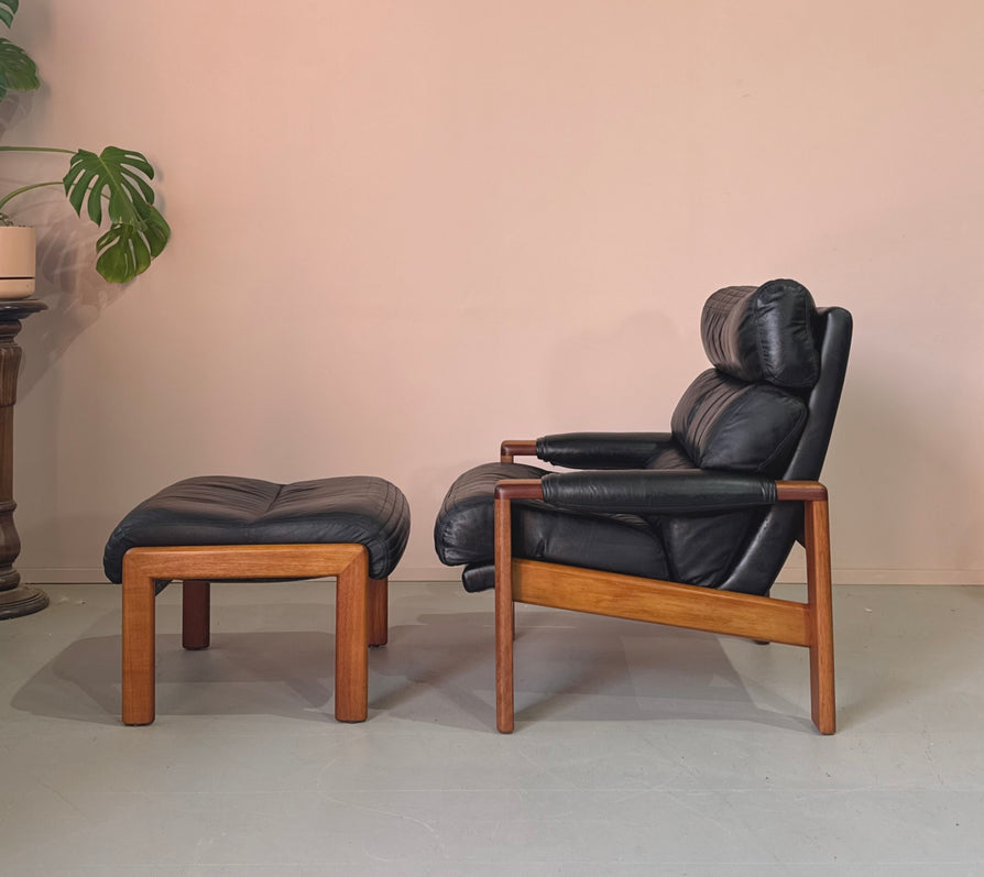 Gerald Easden for Module Lounge Chair & Footstool