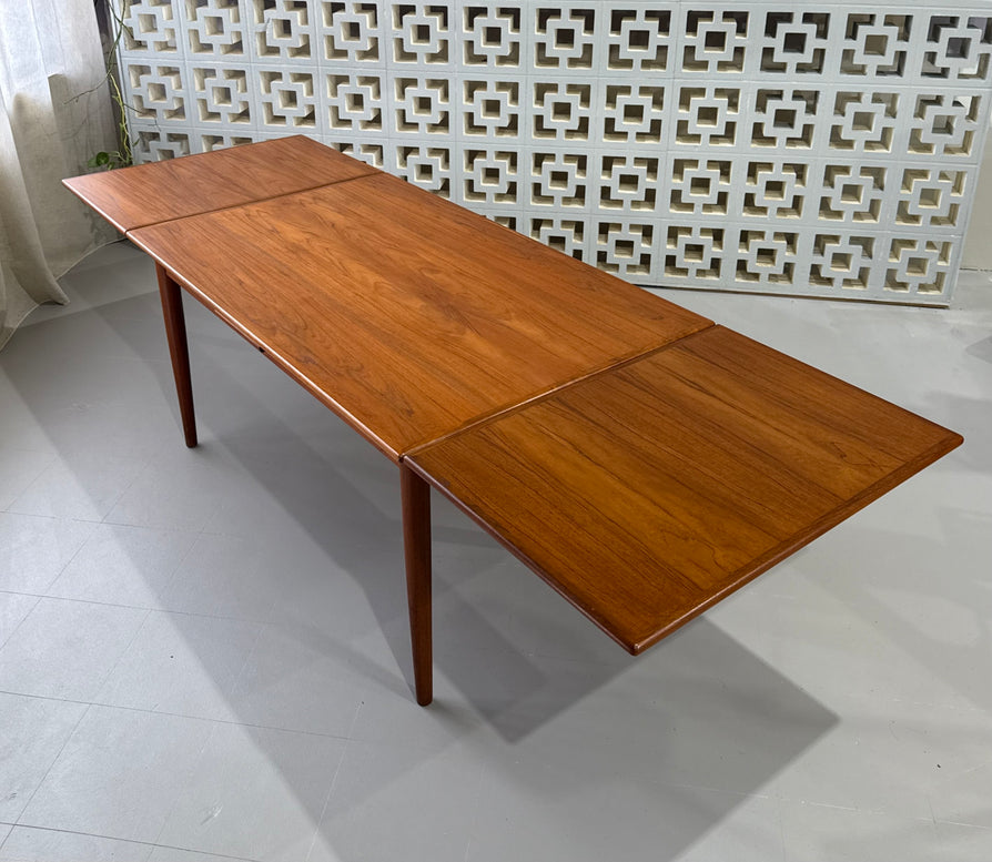 Danish Extension Dining Table in Teak