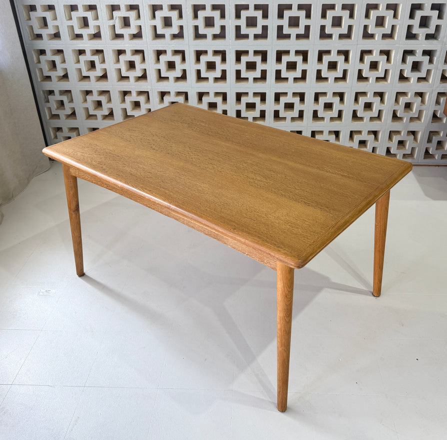 Danish Extension Dining Table in European Oak