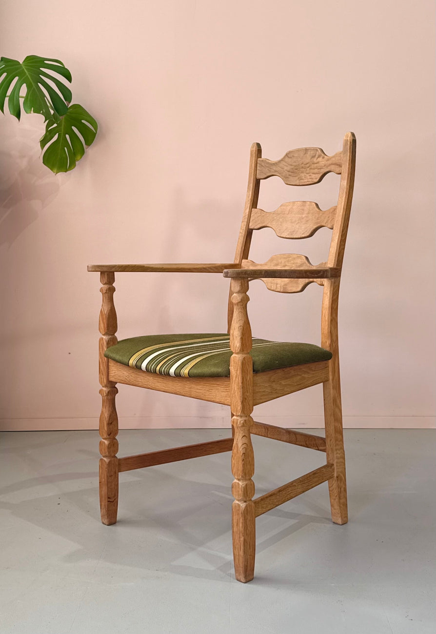 Pair of Henning Kjærnulf Highback Armchairs