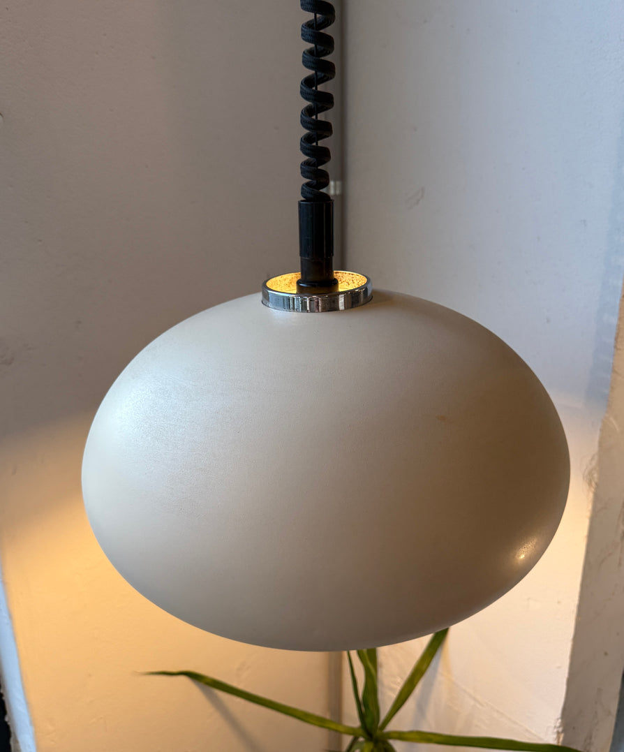 Mid-Century Pendant with Retracting Mechanism