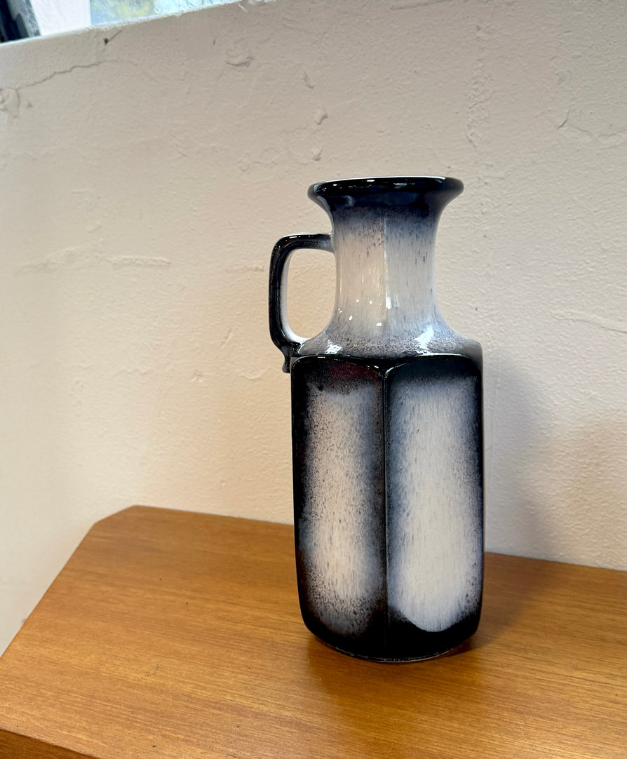 Scheurich Fat Lava West German Handled Vase - Scheurich