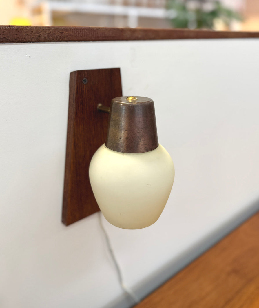 Pair of Mid-Century Wall Sconces / Bedside Lamps