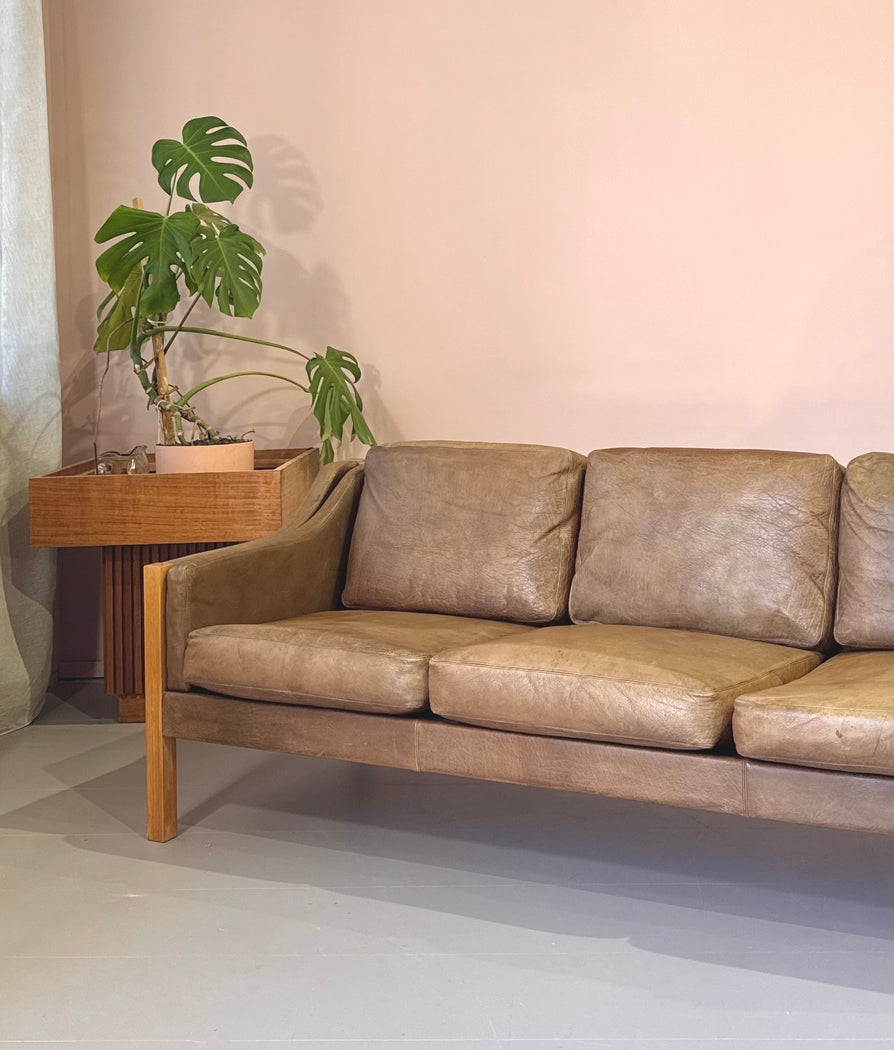 Erik Jorgensen Three Seater Sofa in Leather