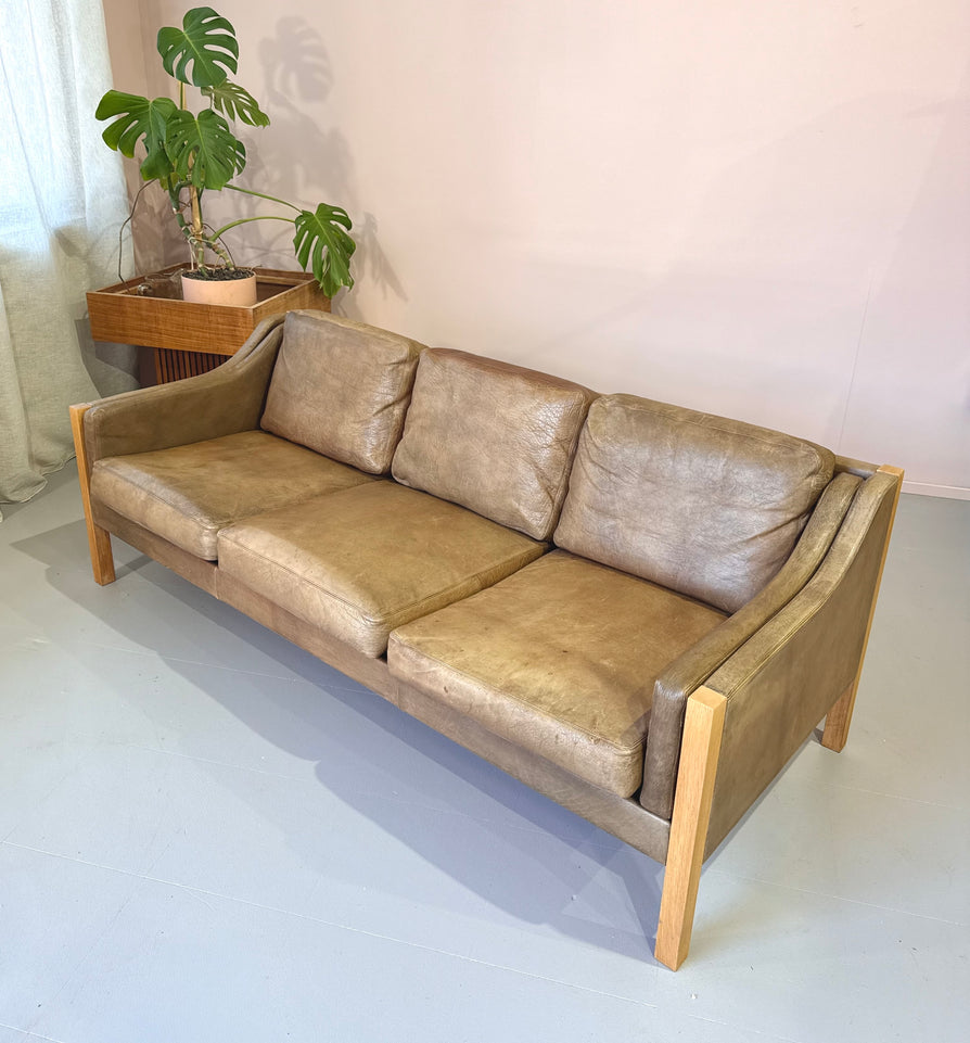 Erik Jorgensen Three Seater Sofa in Leather