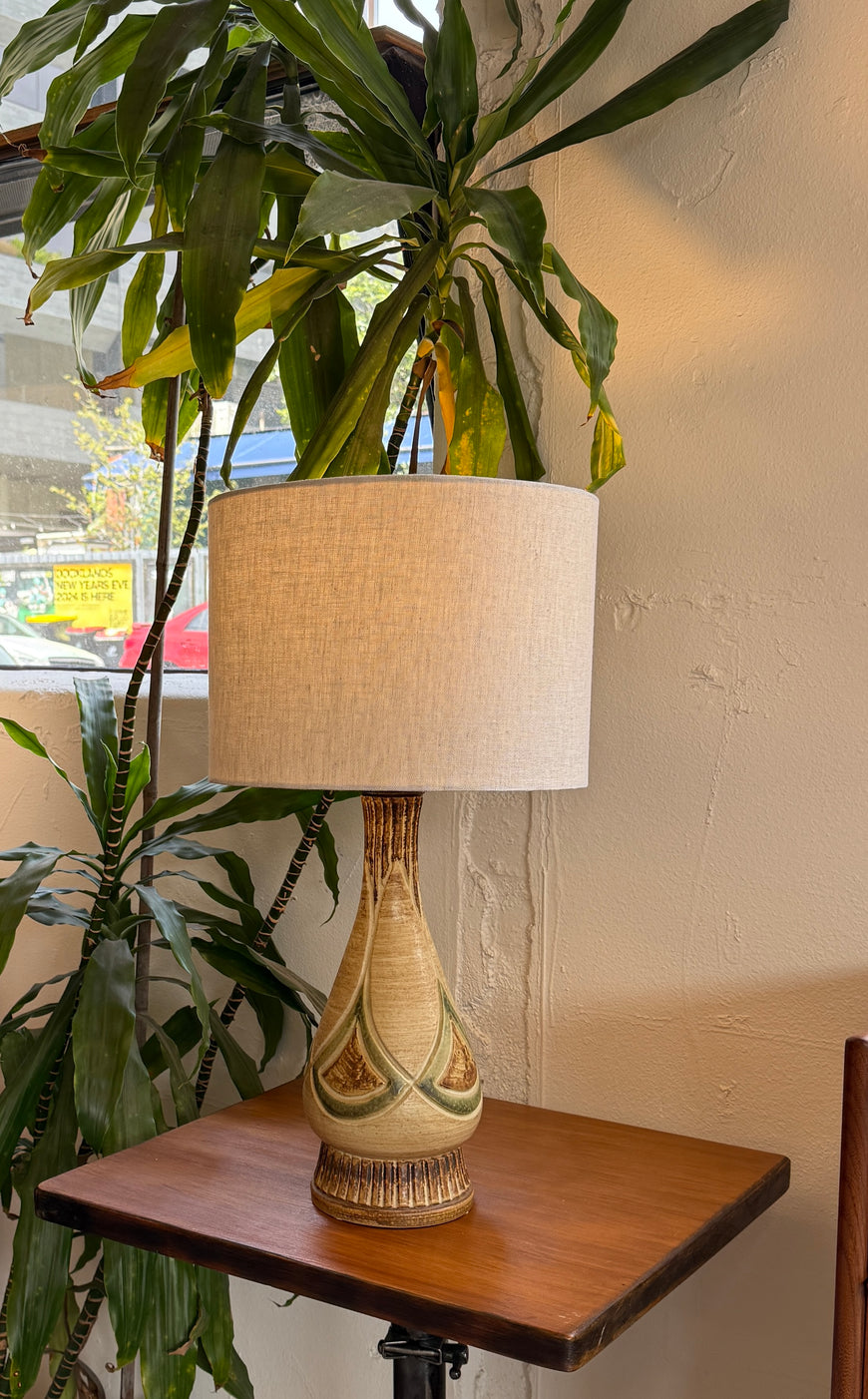 Danish Stoneware Table Lamp