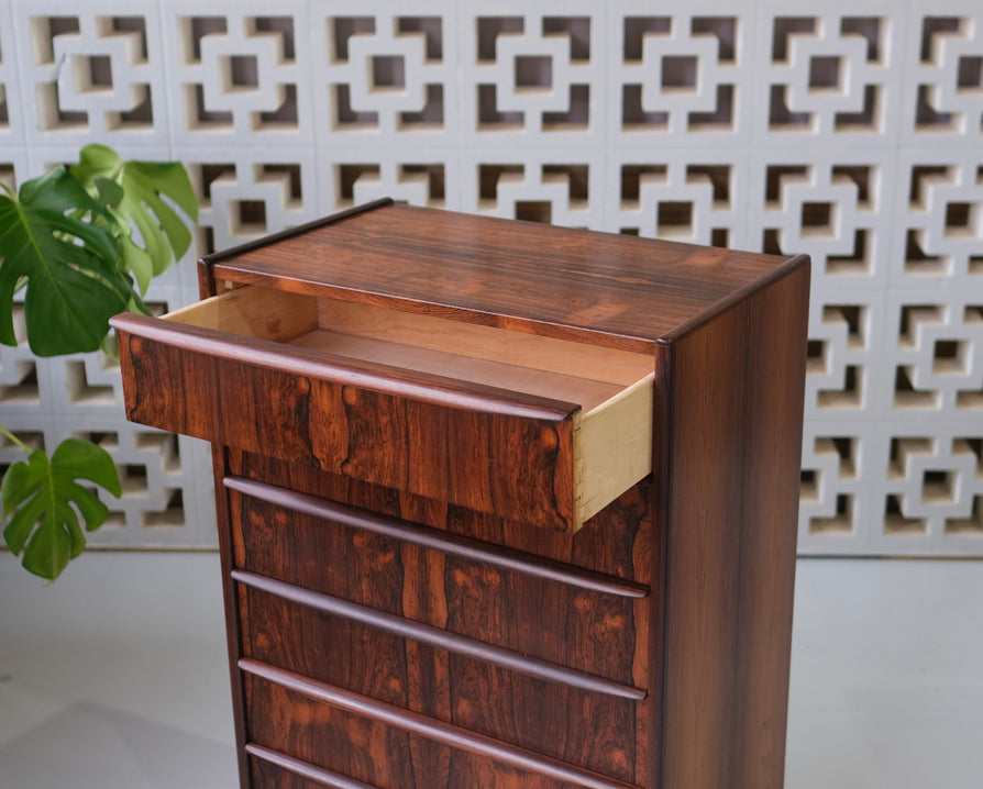 Danish Chest of Drawers in Rosewood