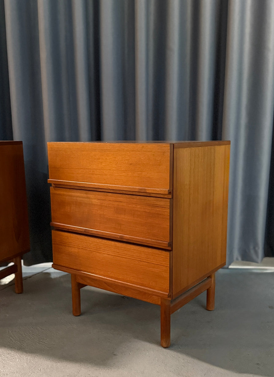 Pair of Parker Mid-Century Bedside Tables