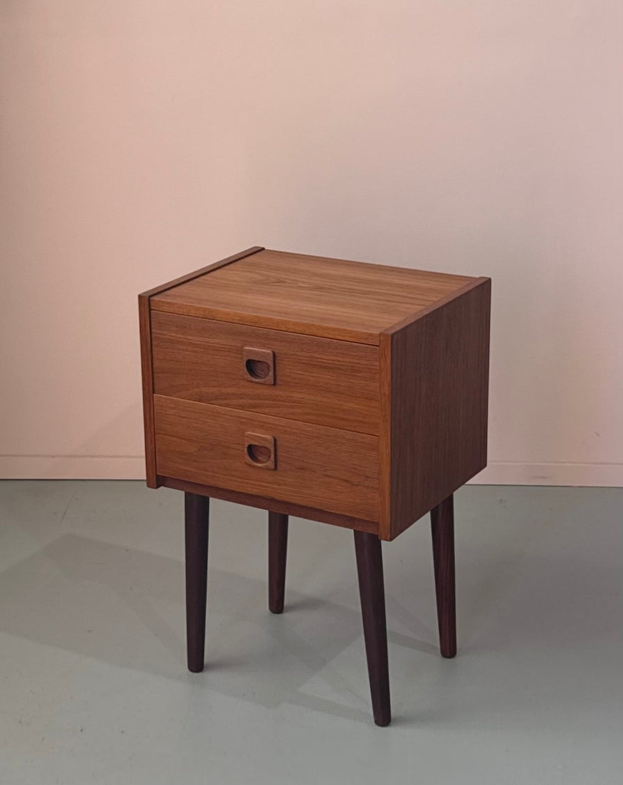 Danish Bedside Table in Teak