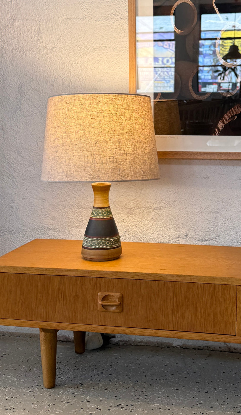 West German Dümler & Breiden Ceramic Table Lamp