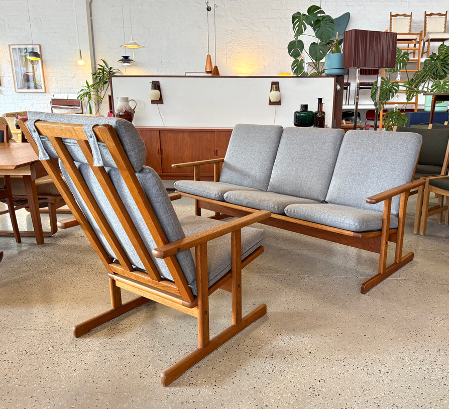 Jørgen Bækmark Lounge Chair in European Oak and Wool