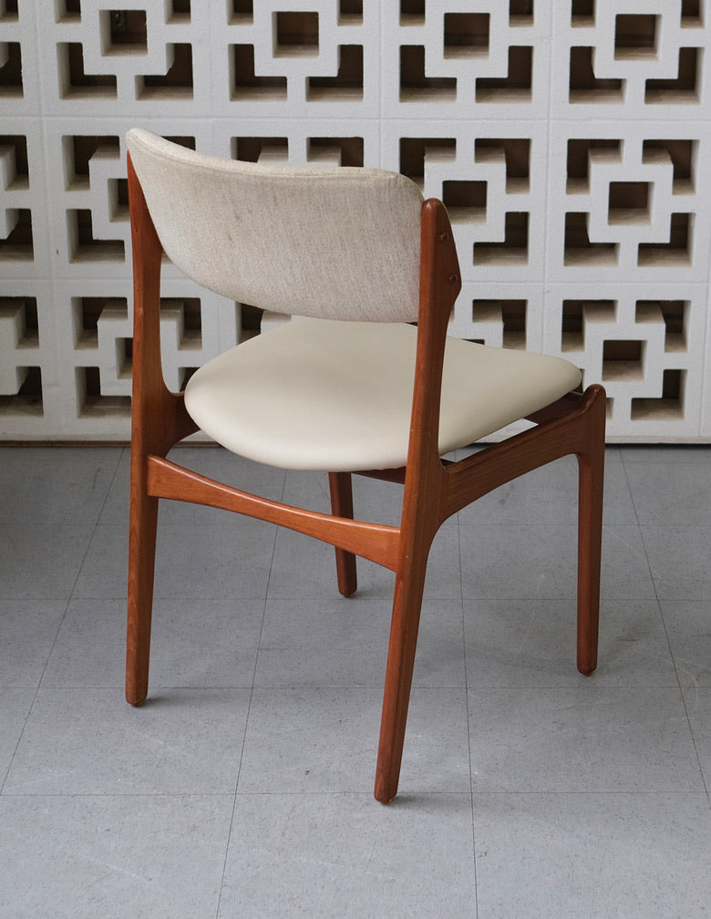 Six Erik Buch Model 49 Dining Chair in Teak (choose your upholstery)