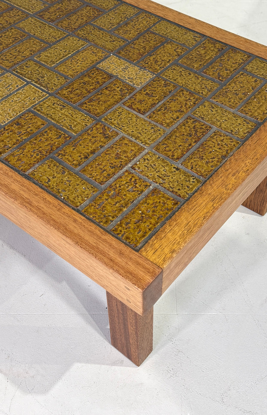 1970s Tile Top Coffee Table
