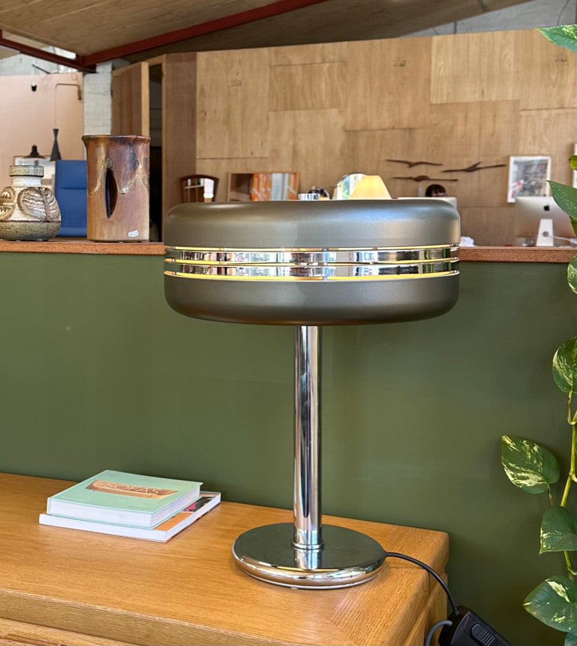 Italian "Flying Saucer" Table Lamp