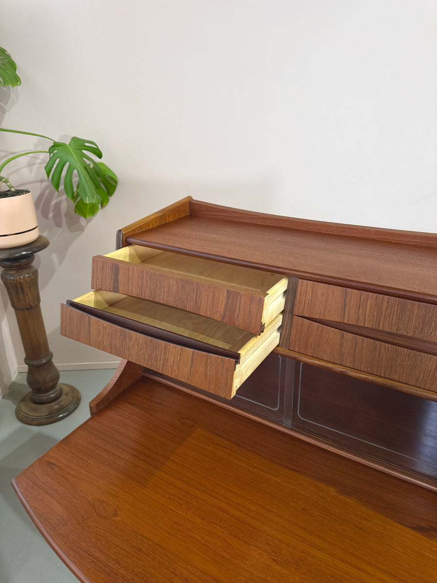 Danish Secretaire / Bureau in Teak