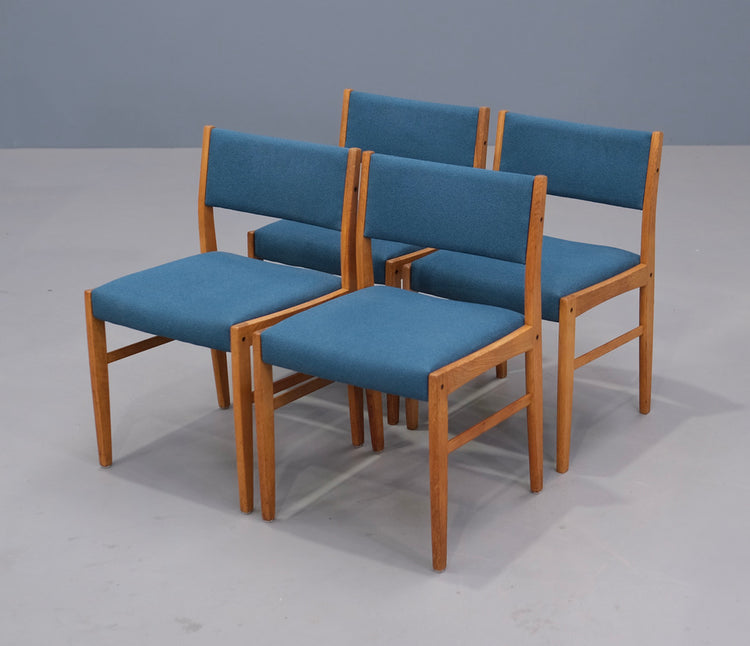Four Danish Dining Chairs in Oak