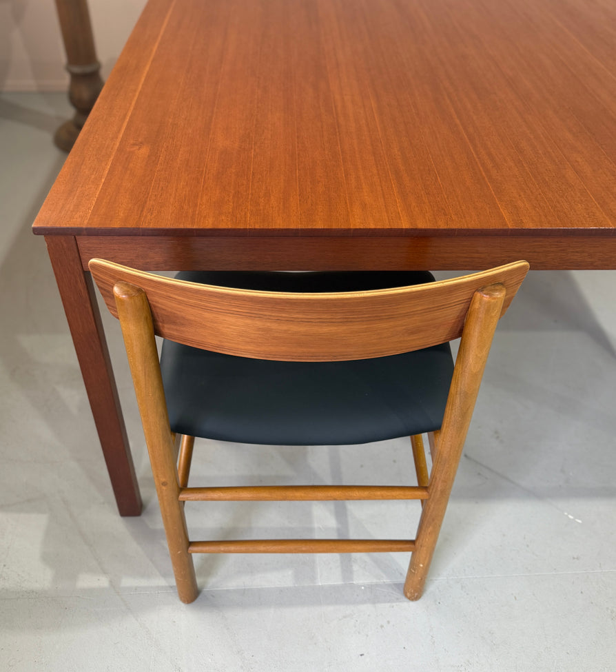 Large Square Danish Dining Table in Teak