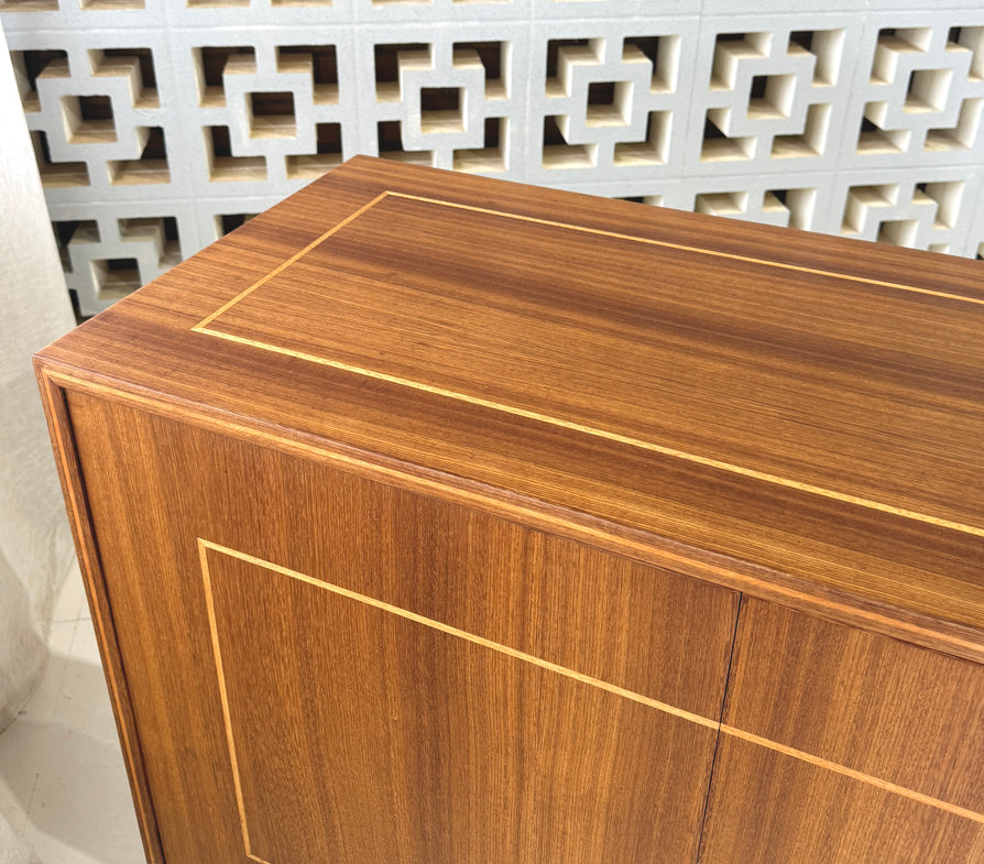 Mid-Century Sideboard with Inlaid Detail
