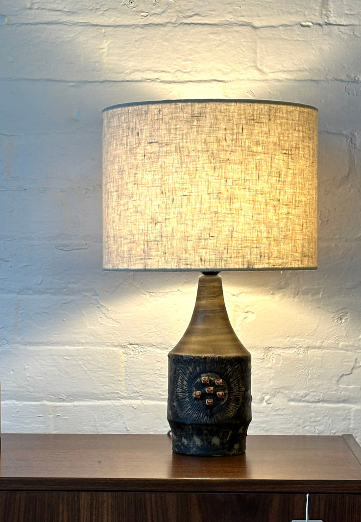 Danish Stoneware Table Lamp