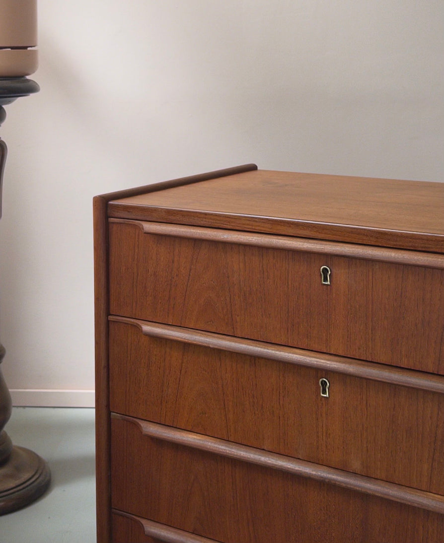 Danish Chest of Drawers in Teak