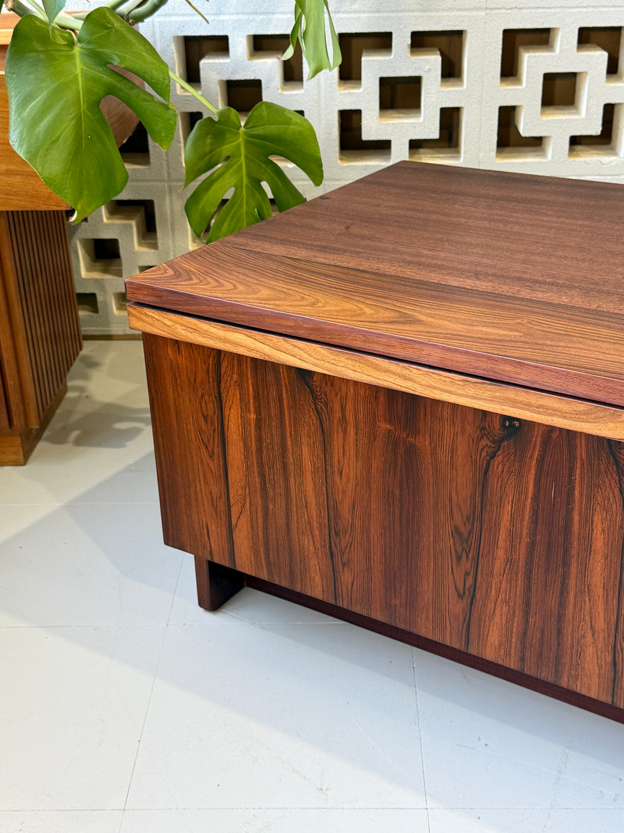 English Low-Profile Sideboard in Rosewood