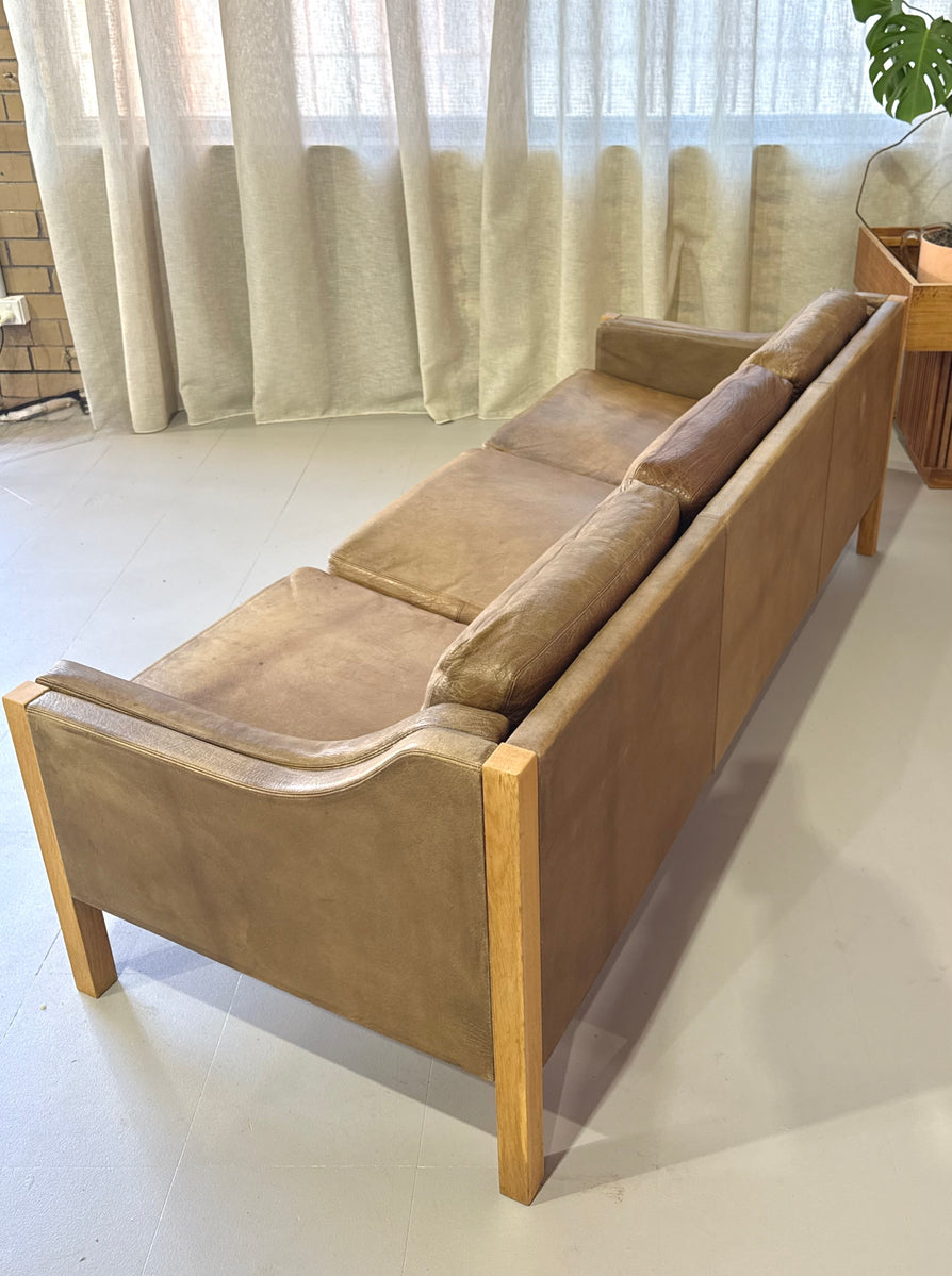 Erik Jorgensen Three Seater Sofa in Leather