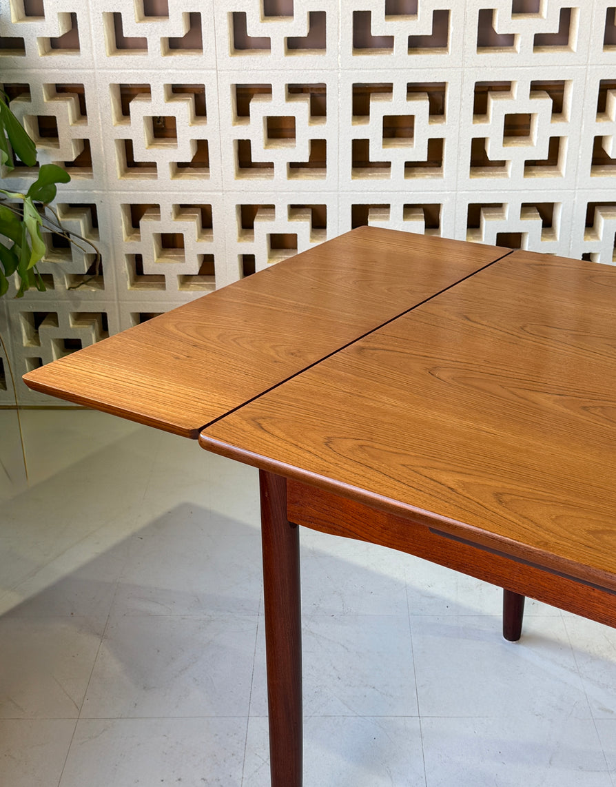 Danish Extension Dining Table in Teak