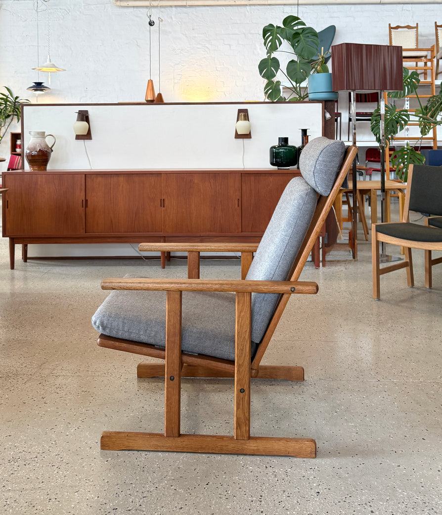 Jørgen Bækmark Lounge Chair in European Oak and Wool