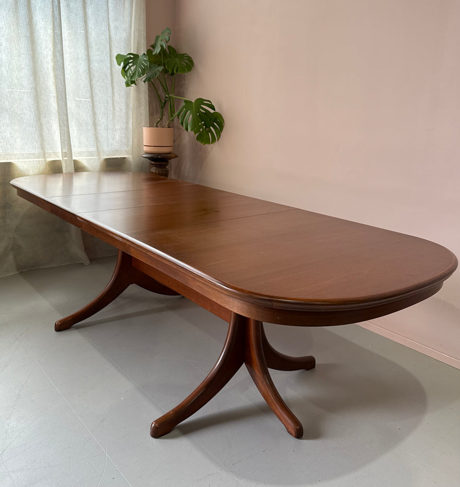 1980s Extension Mid-Century Dining Table by Noblett