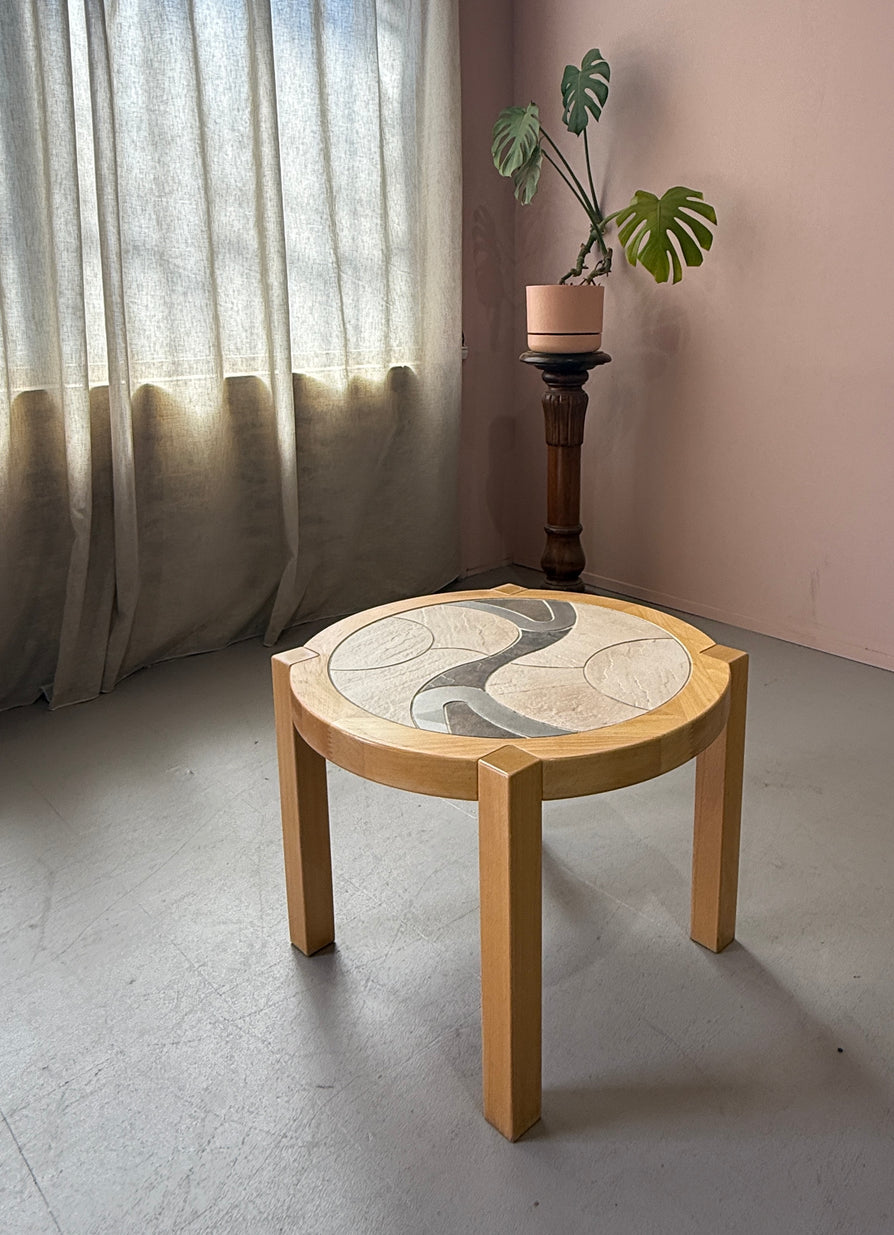 Tiled Side Table by Tue Poulsen