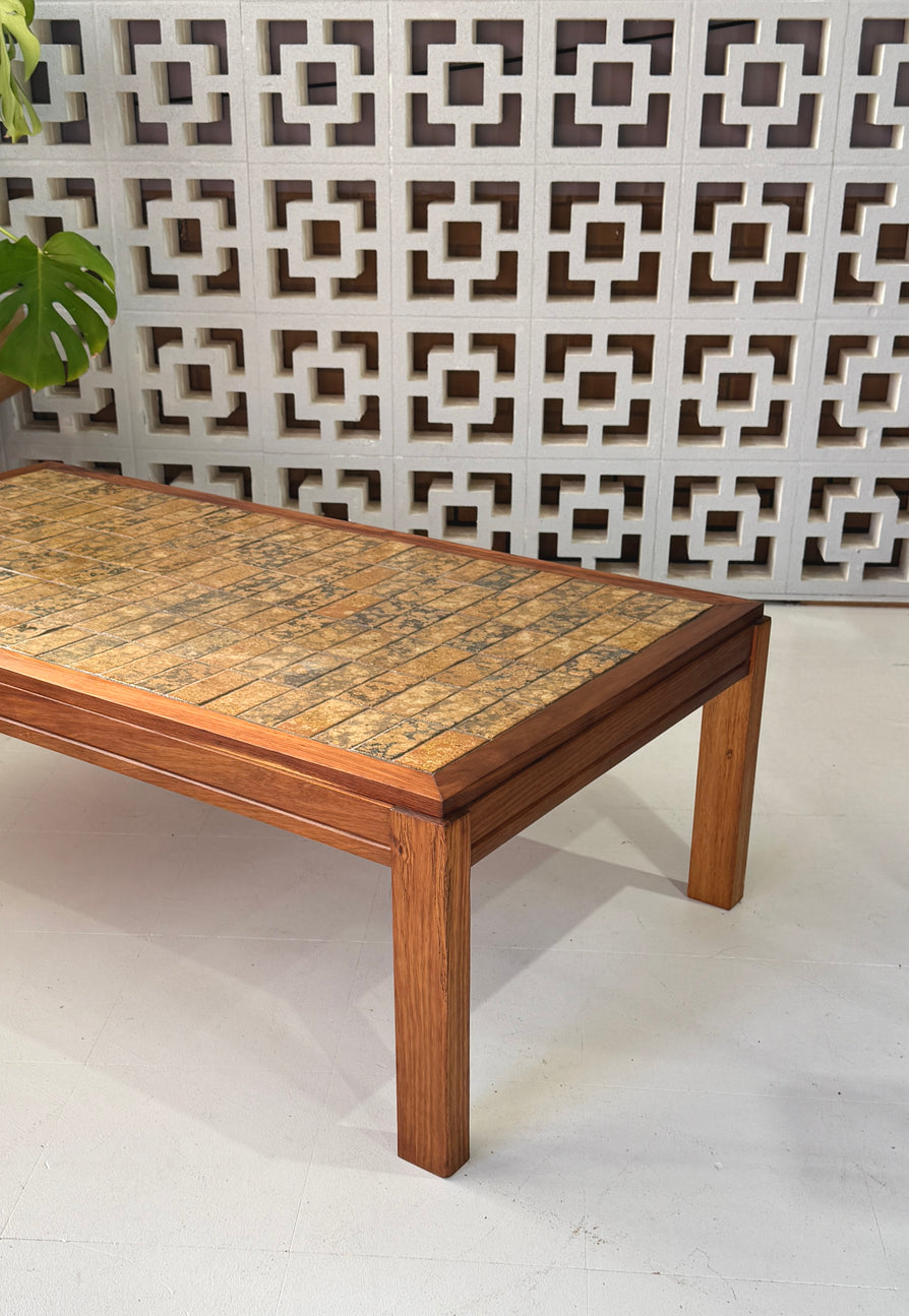 1970s Tile Top Coffee Table