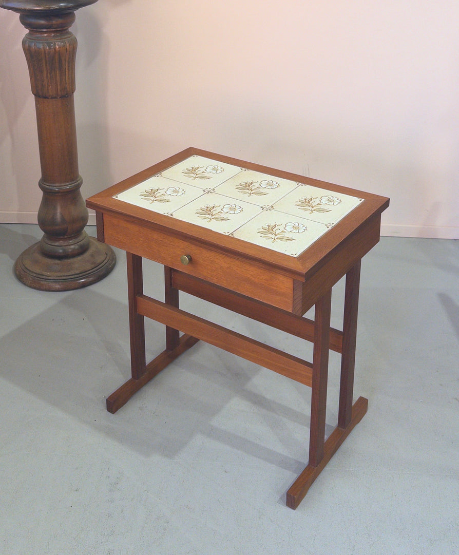 Single Bedside Table / Side Table in Teak