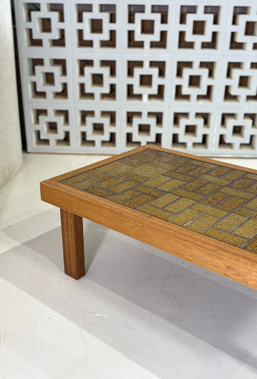 1970s Tile Top Coffee Table