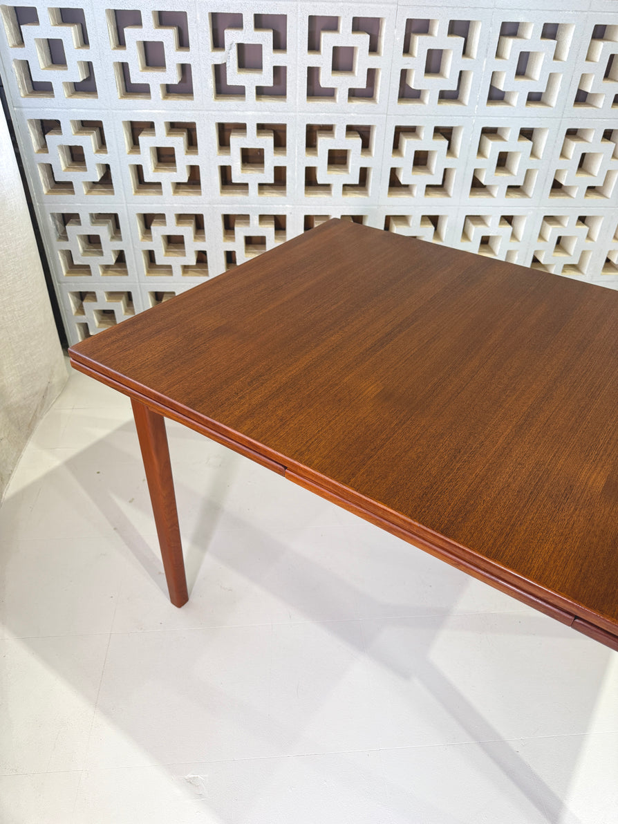 Swedish Extension Dining Table in Teak