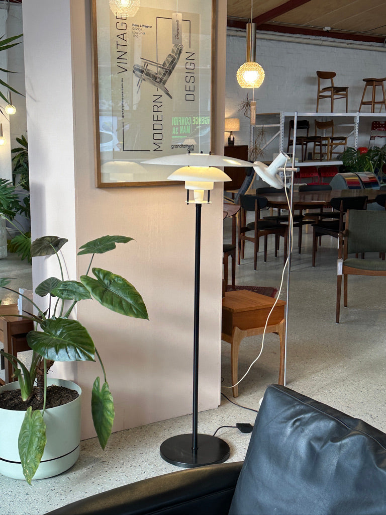 Danish Vintage Louvred Floor Lamp