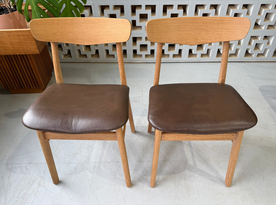 Four Farstrup Dining Chairs in Oak