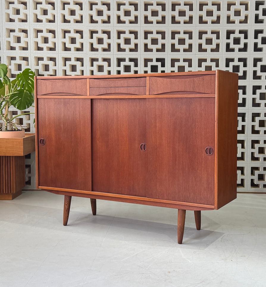 Danish Highboard in Teak