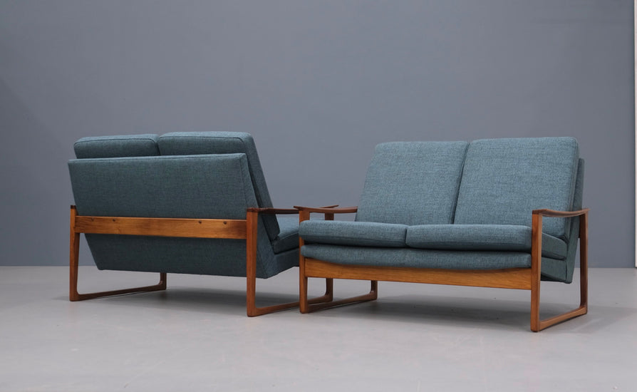 Pair of Gerald Easden “Module” Two-Seater Sofas