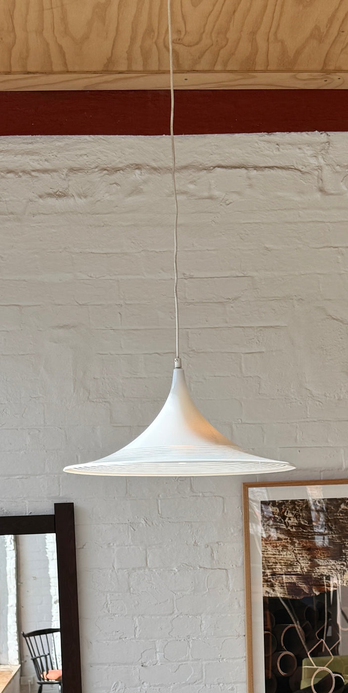Meblo Guzzini "Trumpet" Pendant in Lucite