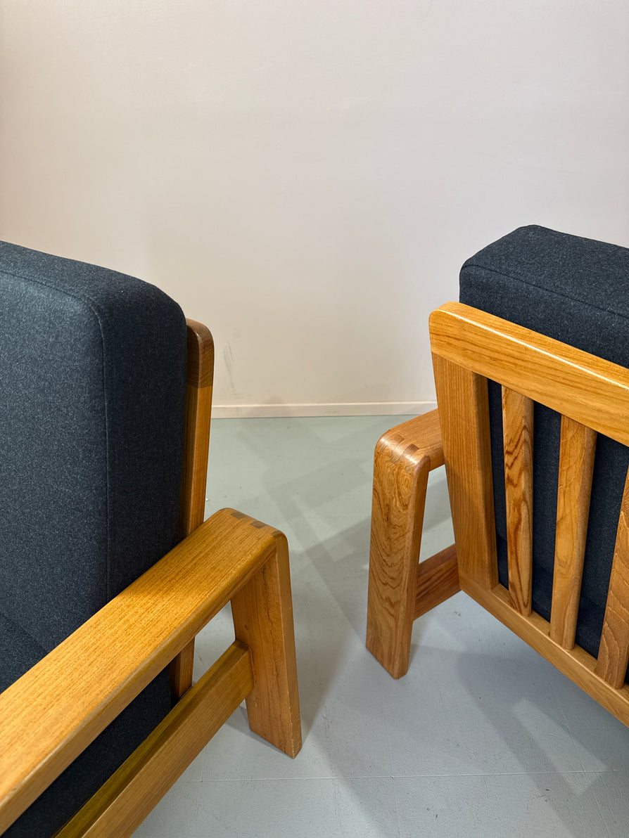 Pair of 1980s Lounge Chairs