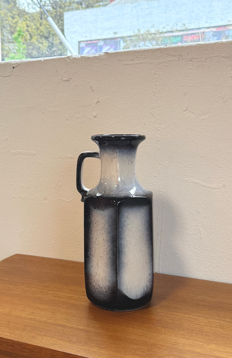 Scheurich Fat Lava West German Handled Vase - Scheurich