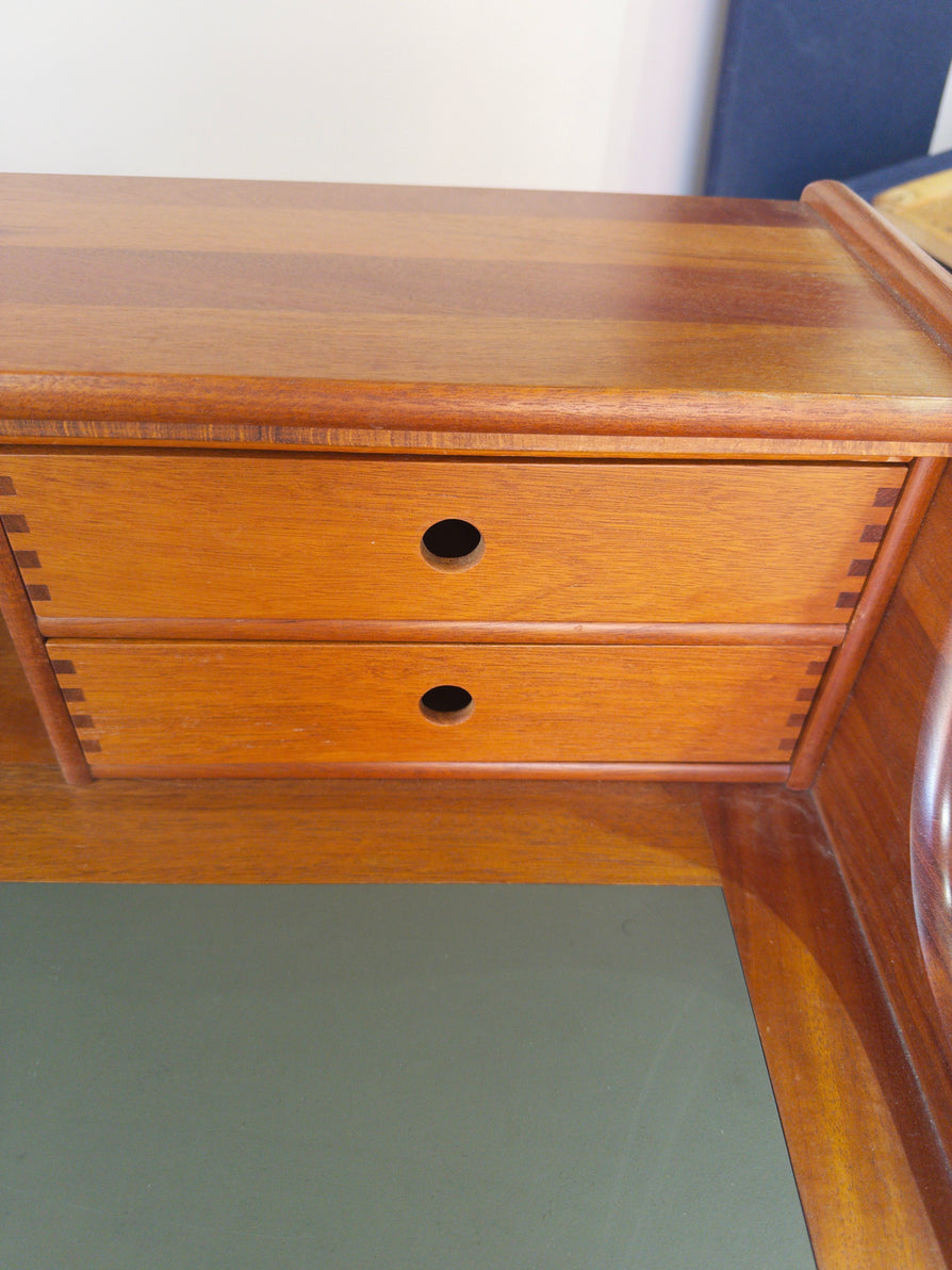 Danish Secrétaire / Bureau  Desk Unit in Teak